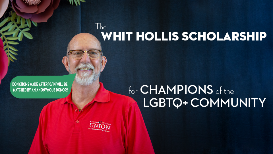 Image of The Whit Hollis Scholarship for Champions of the LGBTQ+ Community